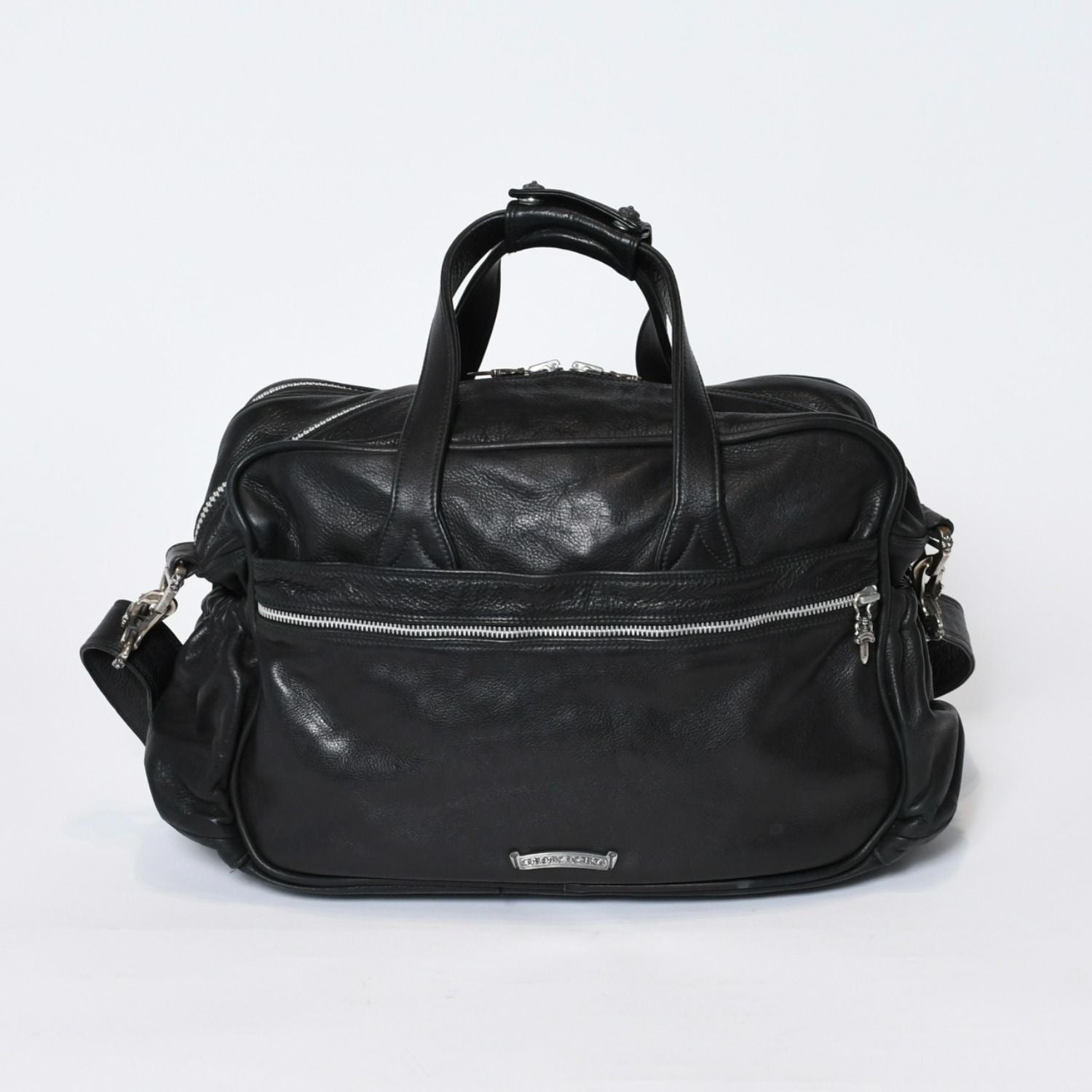 Chrome Hearts Diaper Bag Dagger Cross Ball Leather 925 Sterling Silver — view 2