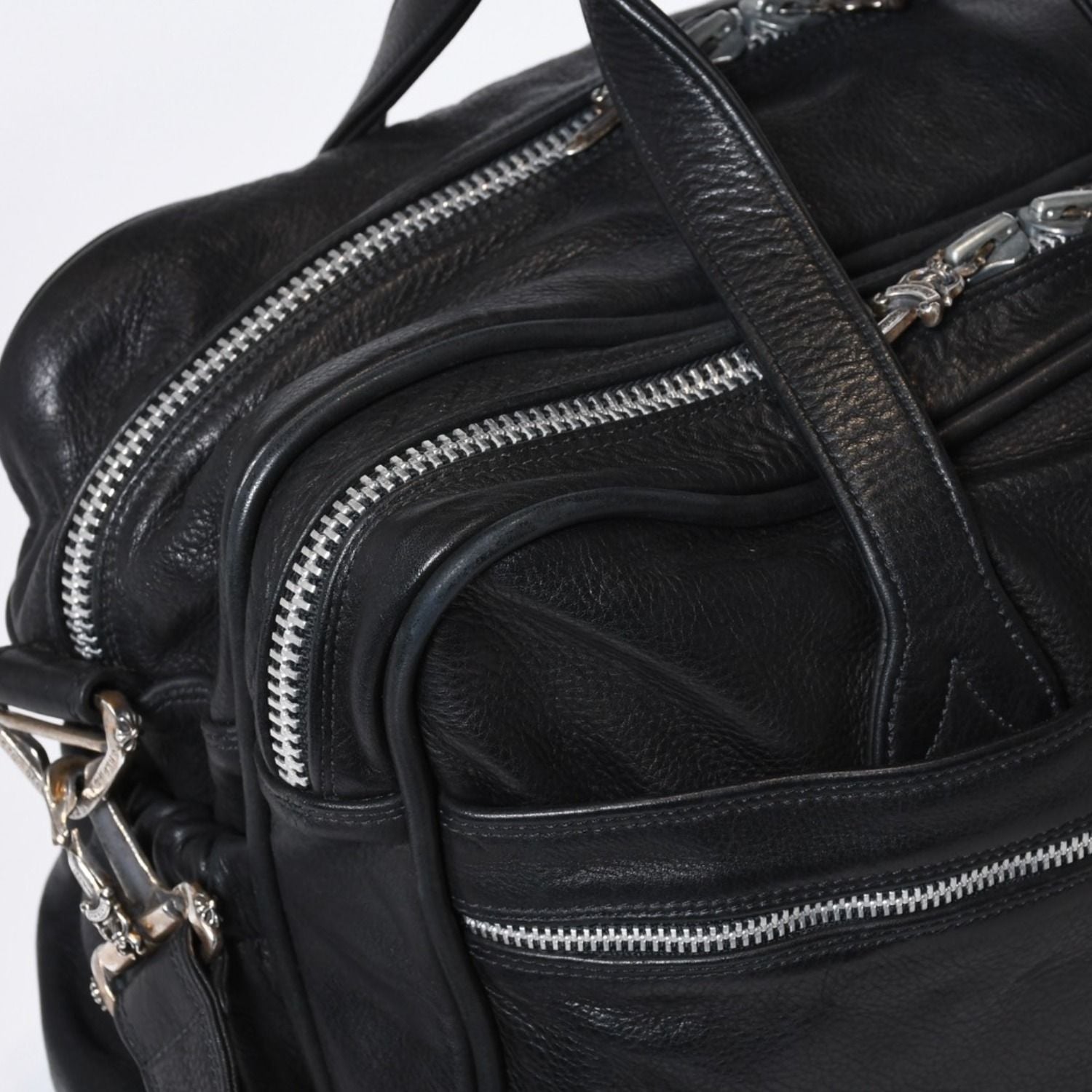 Chrome Hearts Diaper Bag Dagger Cross Ball Leather 925 Sterling Silver — view 5