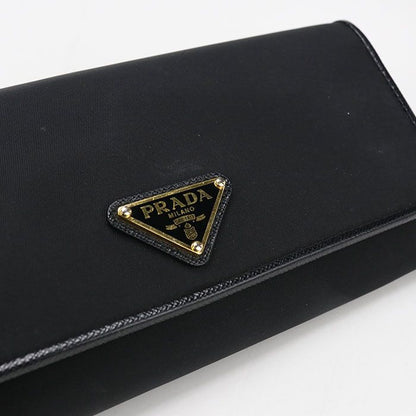 Prada Triangle Wallet Uz0 with Bifold Coin Purse