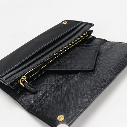 Prada Triangle Wallet Uz0 with Bifold Coin Purse