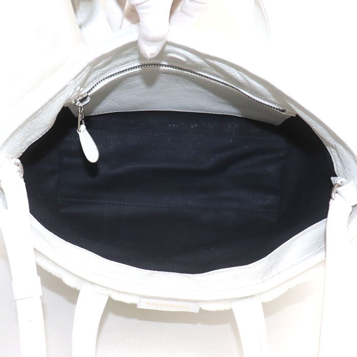 Balenciaga Barbes Small 2-Way Shoulder Bag White