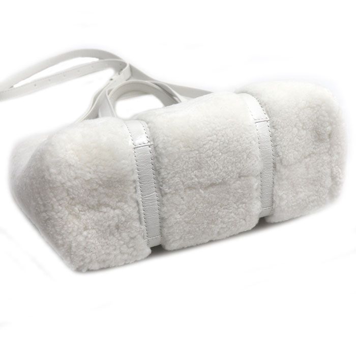 Balenciaga Barbes Small 2-Way Shoulder Bag White
