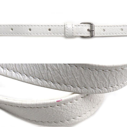 Balenciaga Barbes Small 2-Way Shoulder Bag White
