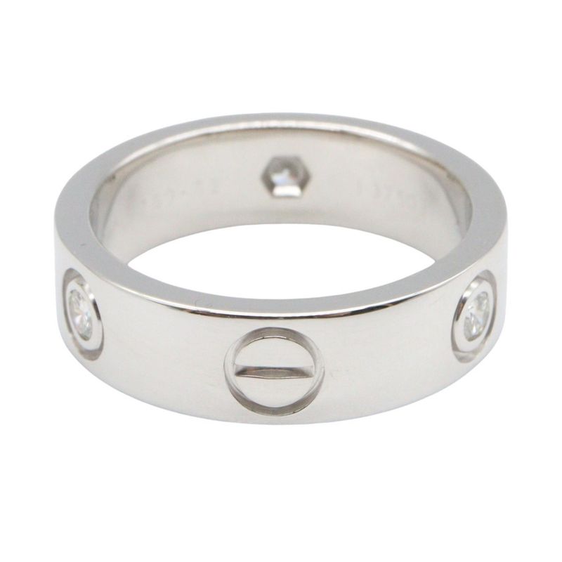 Cartier Ring Love 18K White Gold Diamond