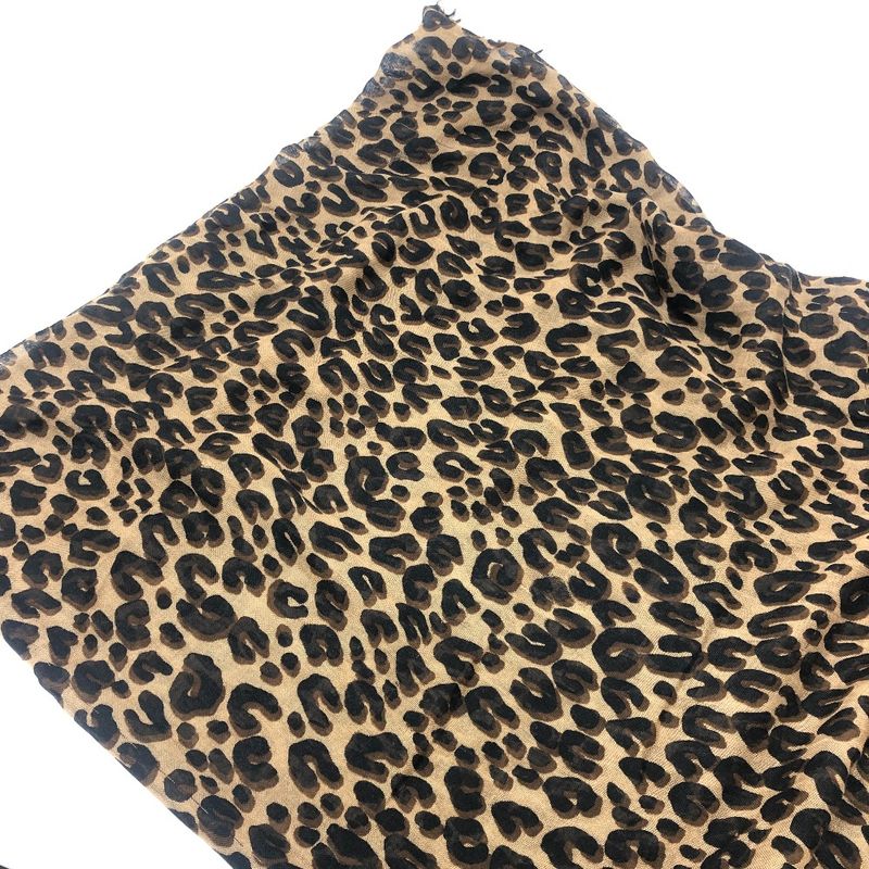 Louis Vuitton Shawl Etole Leopard Cashmere Brown