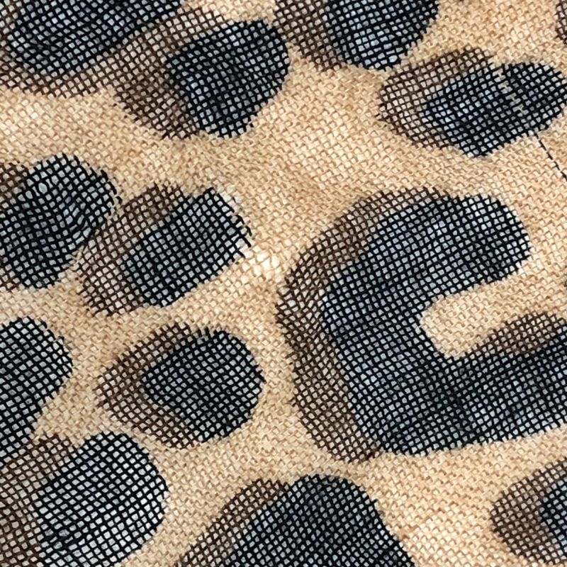 Louis Vuitton Shawl Etole Leopard Cashmere Brown