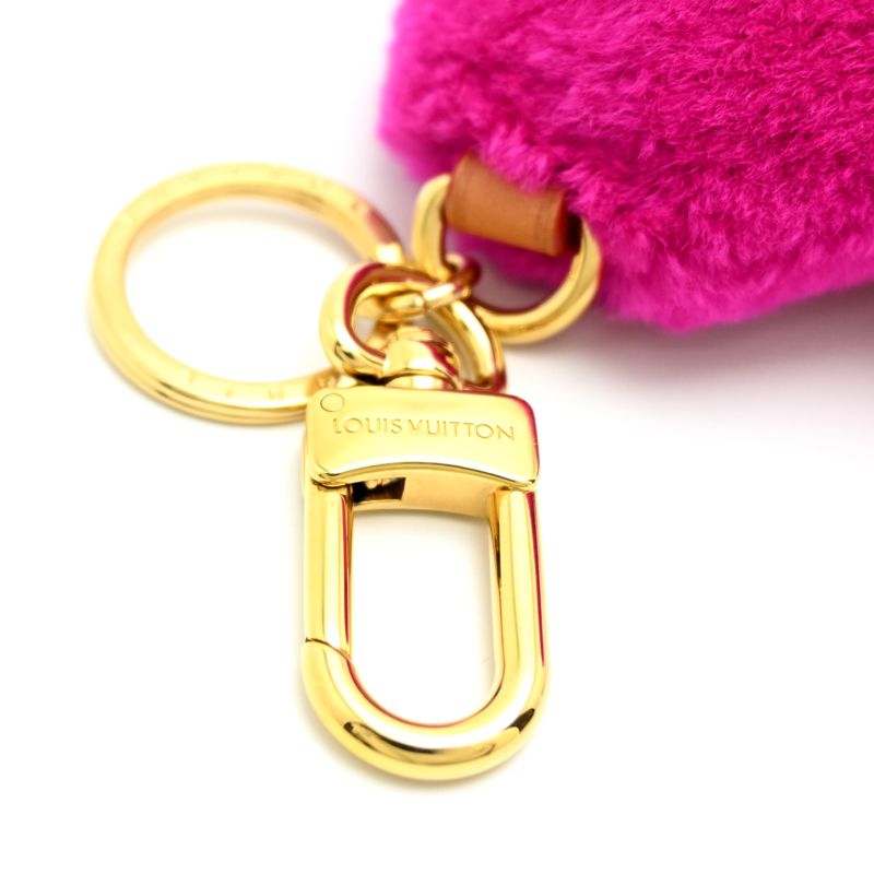 Louis Vuitton Key Holder Beige Pink