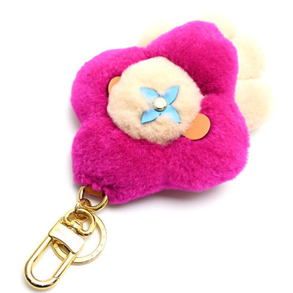 Louis Vuitton Key Holder Beige Pink
