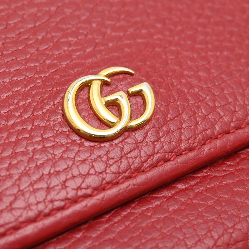 Gucci Wallet Leather Red