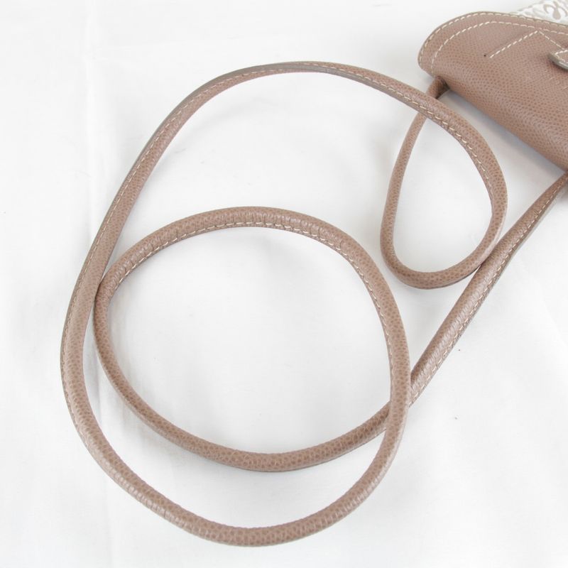 Loewe Usedloewe Repeat Anagram Mini Shoulder Bag Canvas Beige