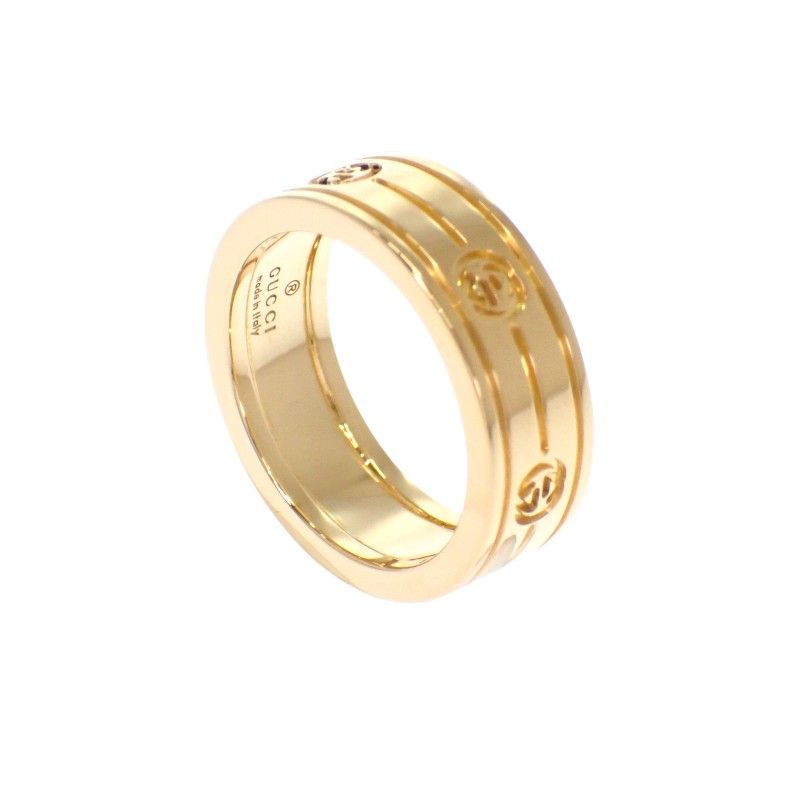Gucci Interlocking Ring 18K Yellow Gold