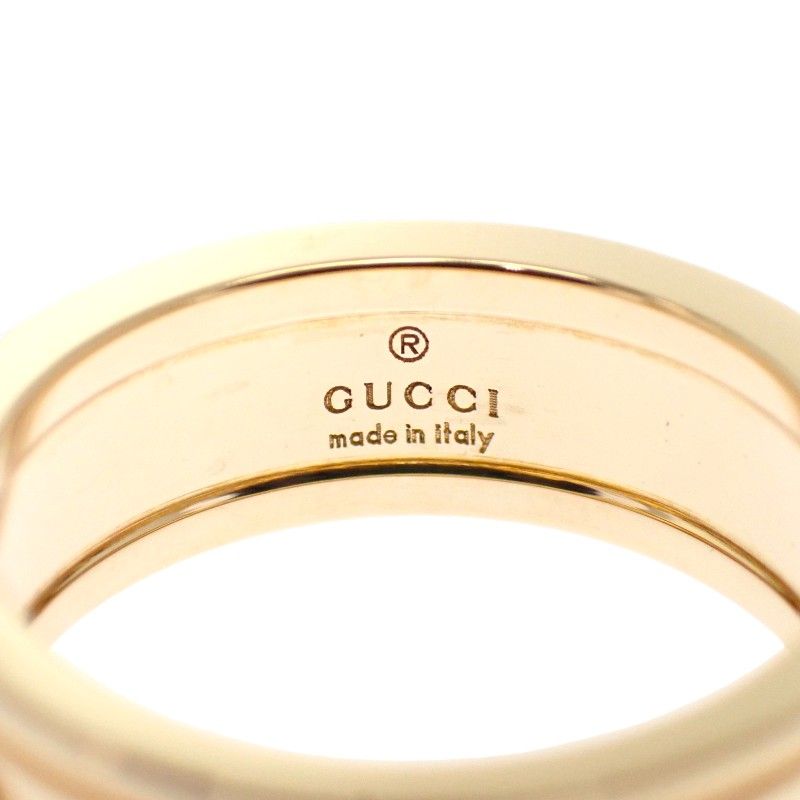 Gucci Interlocking Ring 18K Yellow Gold