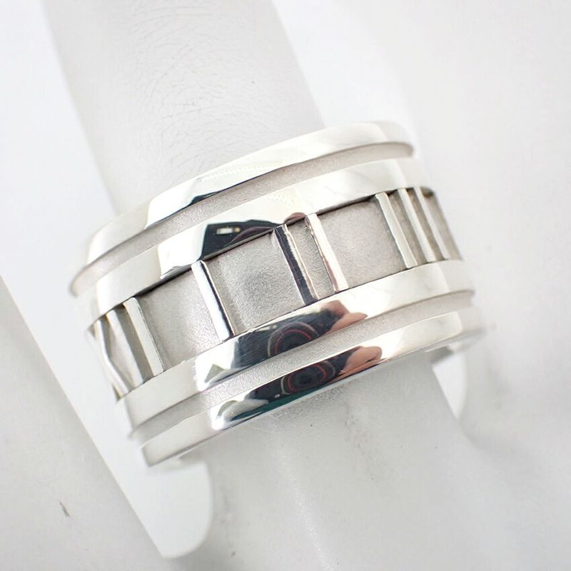 Tiffany & Co 925 Atlas Wide Ring