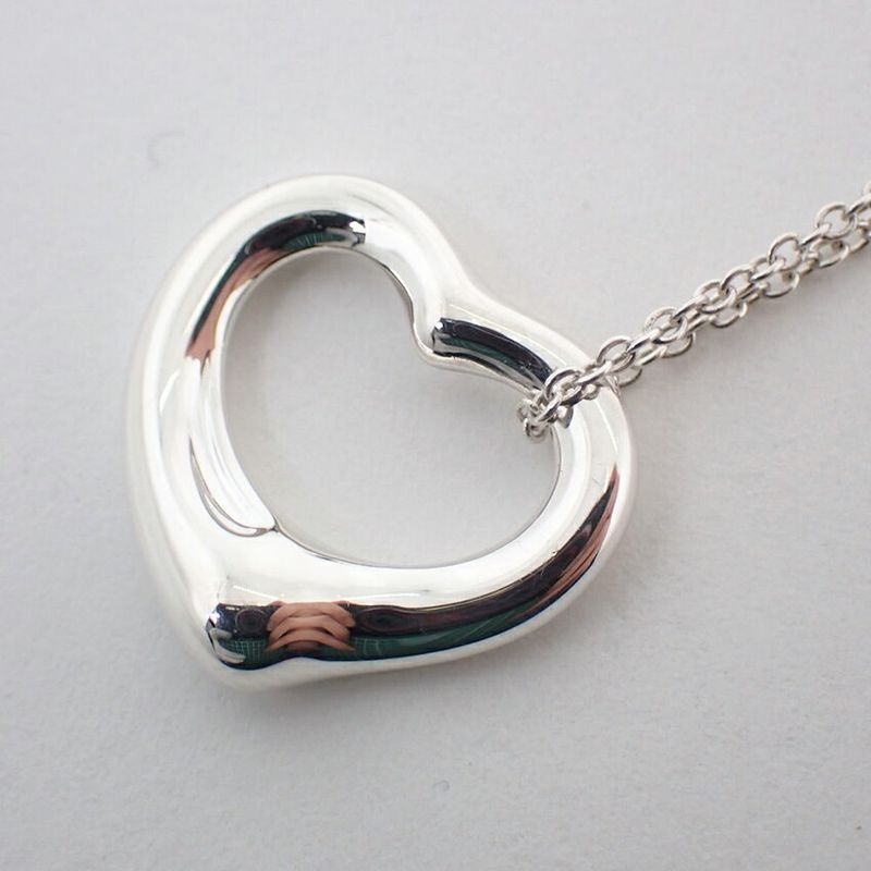 Tiffany & Co 925 Open Pendant Necklace