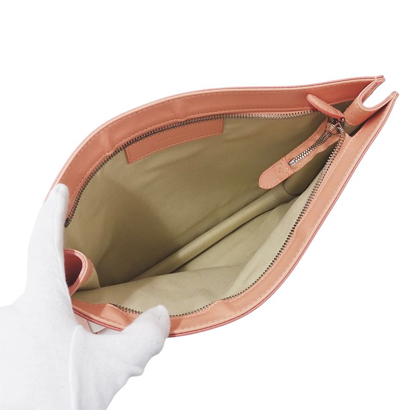 Balenciaga Clutch Canvas White Pink