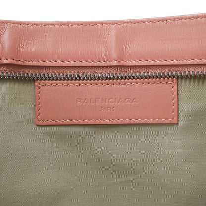 Balenciaga Clutch Canvas White Pink
