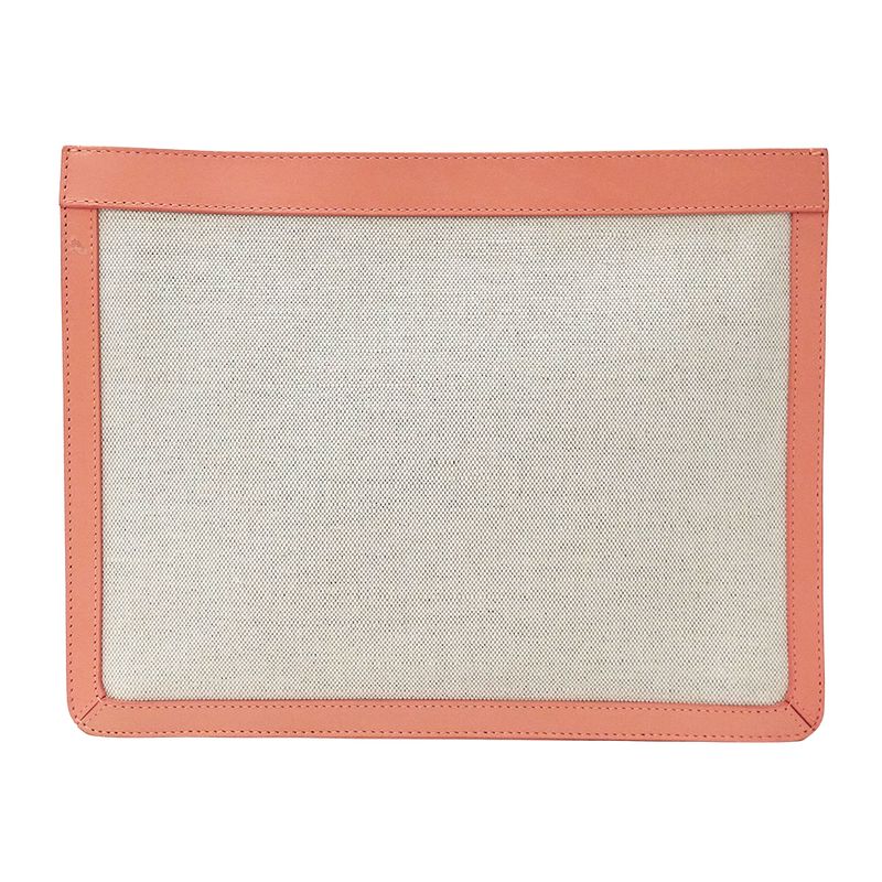Balenciaga Clutch Canvas White Pink