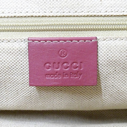 Gucci Shoulder Bag GG Canvas Pink Beige Brown