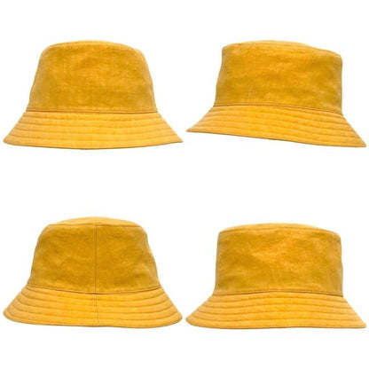 Hermes Bucket Hat Orange Yellow Cleaned