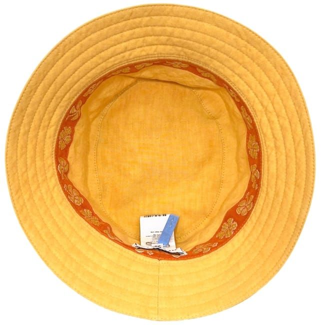 Hermes Bucket Hat Orange Yellow Cleaned