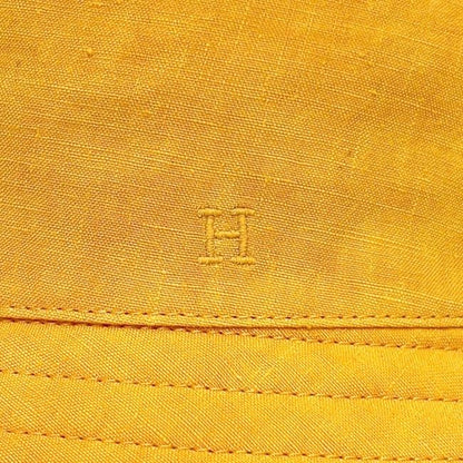 Hermes Bucket Hat Orange Yellow Cleaned
