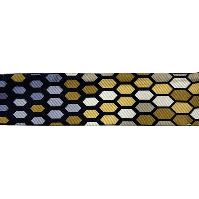 Bvlgari Ribbon Scarf Black Beige Serpenti
