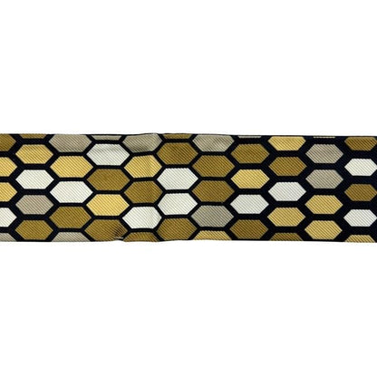Bvlgari Ribbon Scarf Black Beige Serpenti