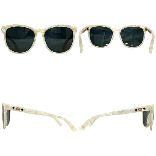 Gucci Sunglasses Shell White Black