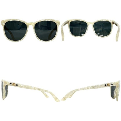 Gucci Sunglasses Shell White Black