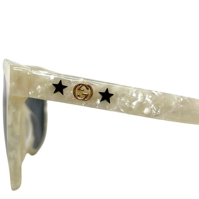 Gucci Sunglasses Shell White Black