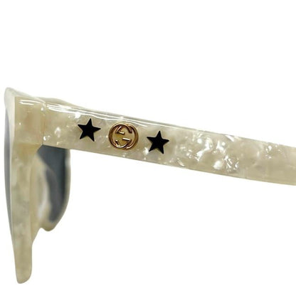 Gucci Sunglasses Shell White Black