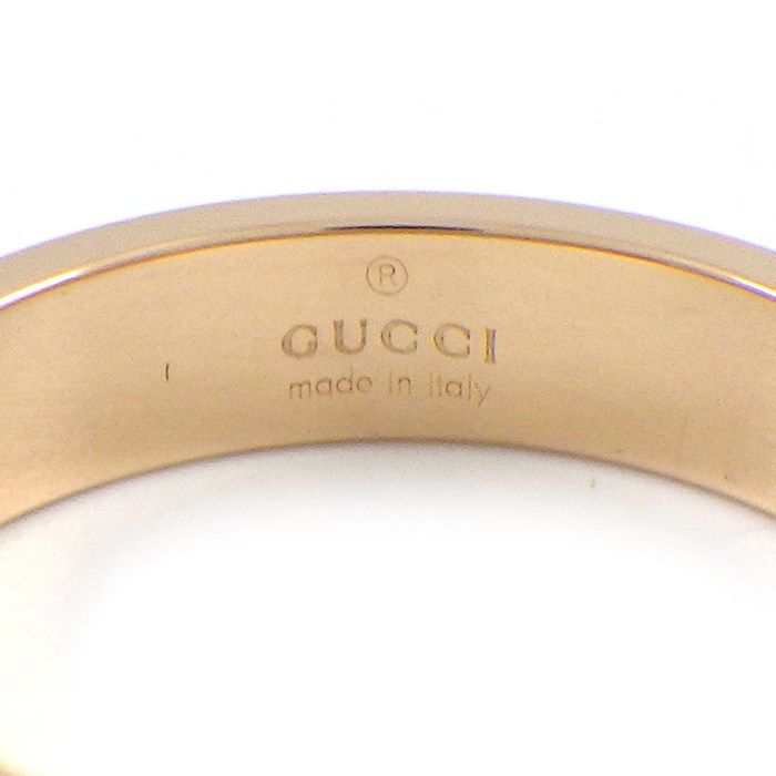 Gucci Ring Icon Slim GG Logo 18K Pink Gold