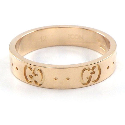 Gucci Ring Icon Slim GG Logo 18K Pink Gold