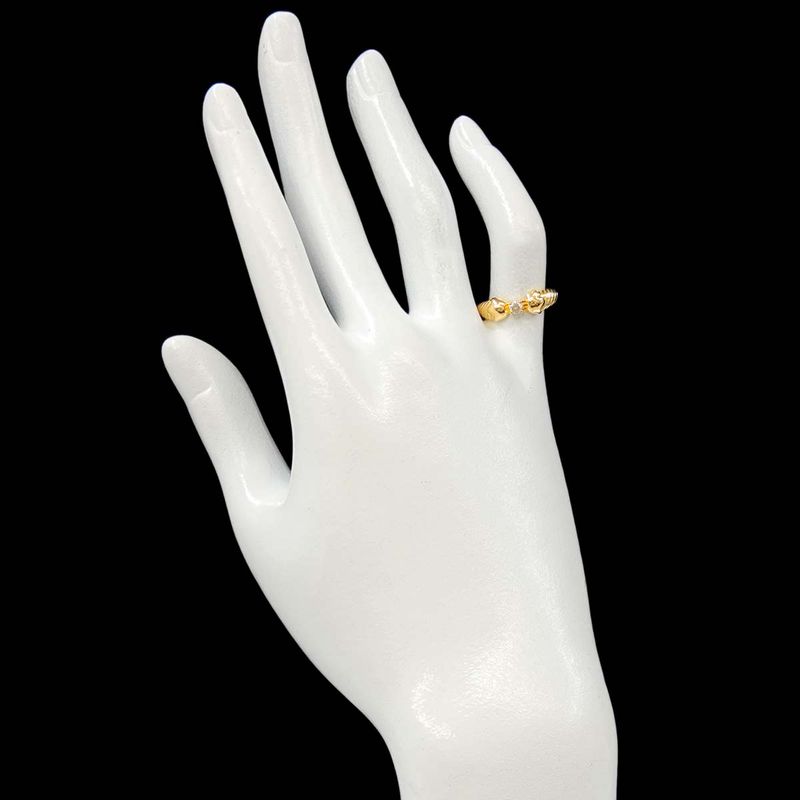 Dior Ring Diamond 18K YG Yellow Gold