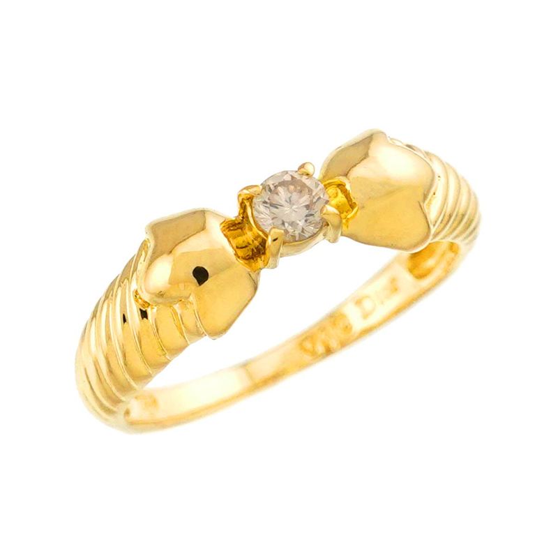 Dior Ring Diamond 18K YG Yellow Gold