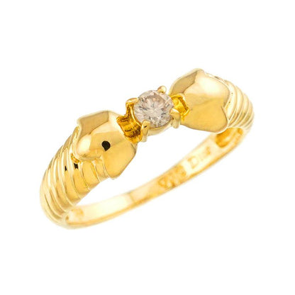 Dior Ring Diamond 18K YG Yellow Gold