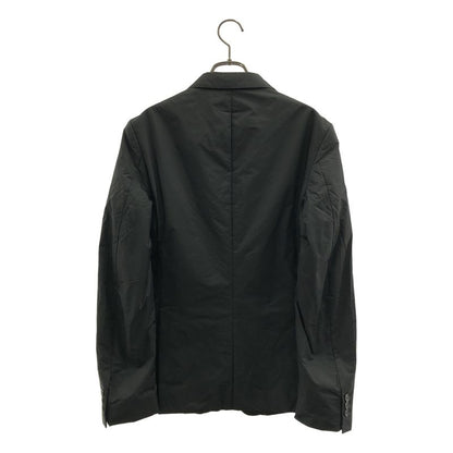 Prada Sport Padded Striped Single Breasted Tailored Jacket 44 Black