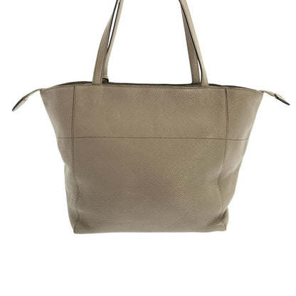Prada Argilla Leather Tote Gray