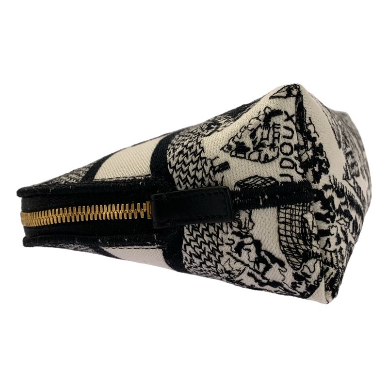 Dior Plan de Paris Pouch Black White