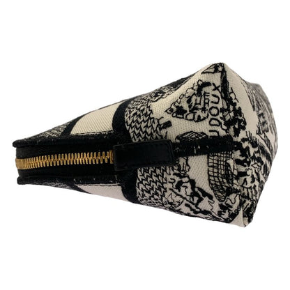 Dior Plan de Paris Pouch Black White