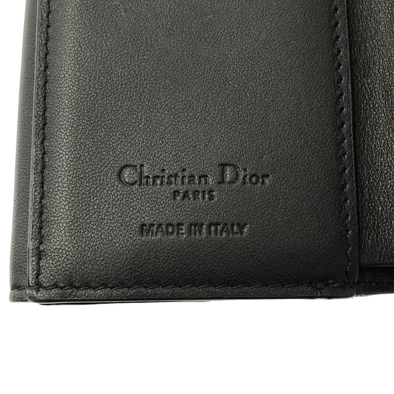 Dior Lotus Flower Wallet Trifold Handbag