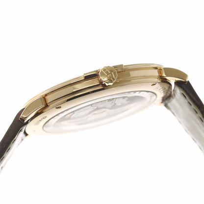 Harry Winston Midnight 450 Watch Date Silver 18K Pink Gold