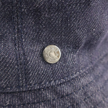 Hermes Bucket Hat Bob Eden Notation 57 Denim Navy