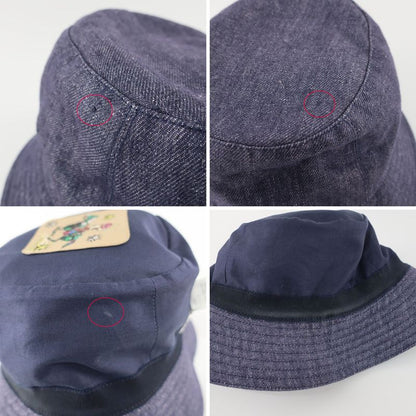 Hermes Bucket Hat Bob Eden Notation 57 Denim Navy