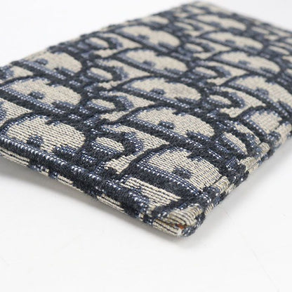 Dior Chain Pouch Small Saddle Wallet Canvas