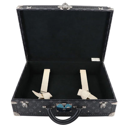 Louis Vuitton Monogram Eclipse Coteville 50 Personal Trunk Case Bag Black