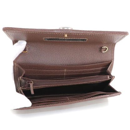 Gucci Ophidia GG Chain Wallet Bifold Supreme Beige Brown