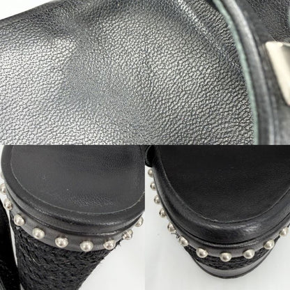 Hermes Sandals Shoes Studs 36 Wedge Sole
