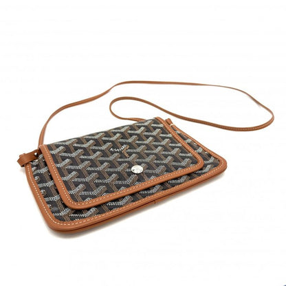 Goyard Shoulder Bag Plumet Pouch Wallet Black Brown