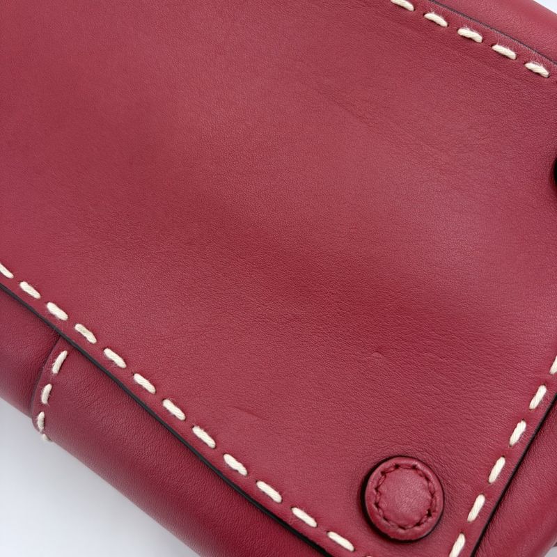 Prada 2-Way Shoulder Bag Crossbody Triangle Logo Leather